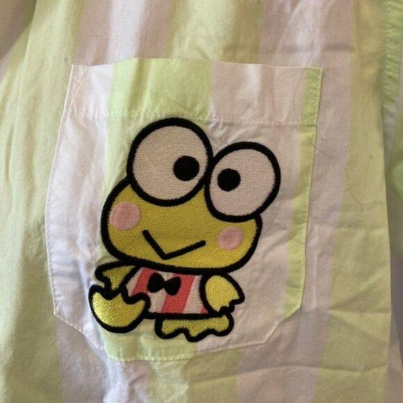 NWT Keroppi Stripe Woven Button-Up (Retired in 2022) - Picture 6 of 6